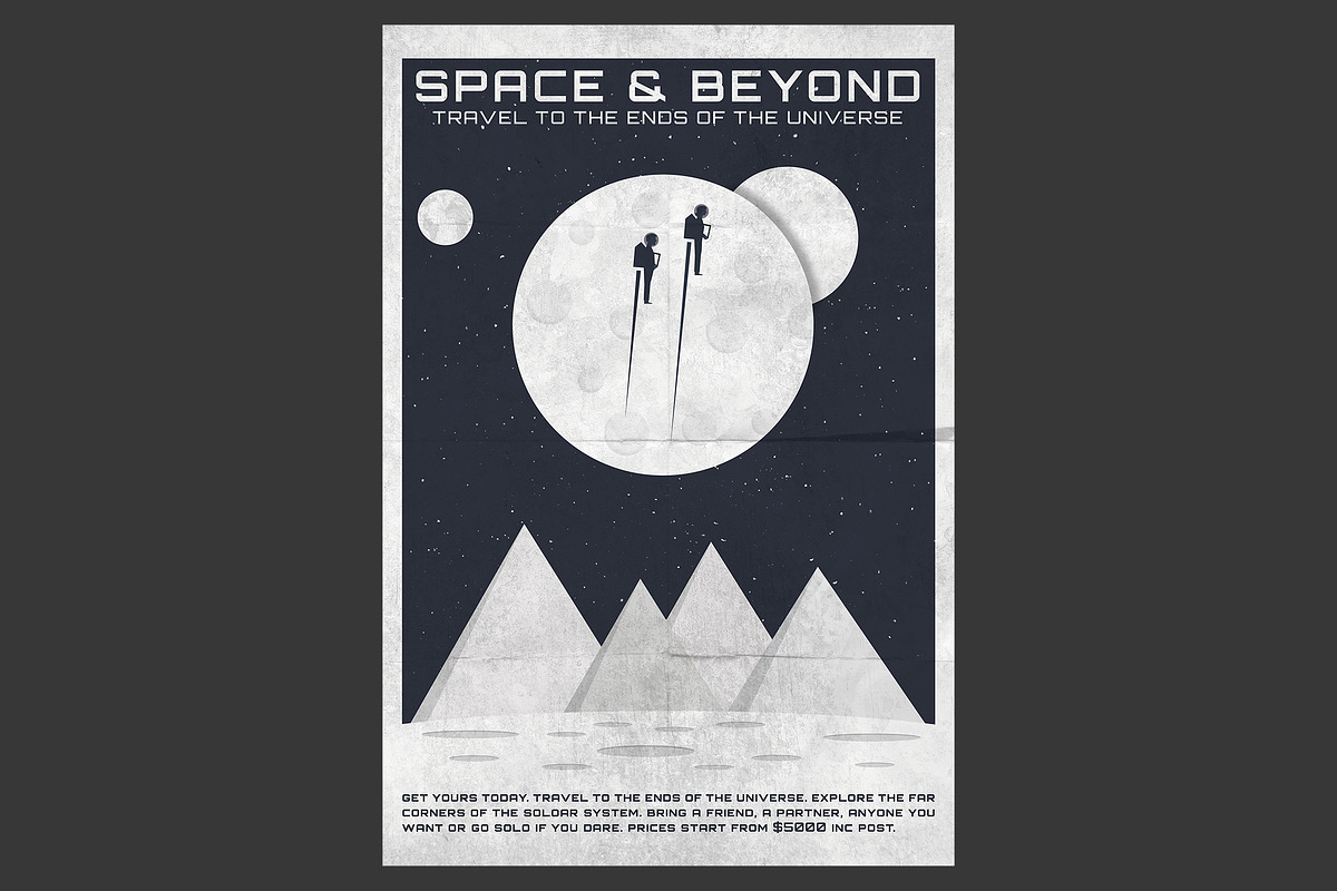 7 Space Flyer Bundle, a Design Template by PopotLane (Photo 3 of 5)
