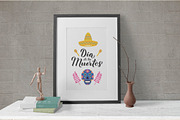 Dia De Los Muertos Clipart Bundle, an Object Graphic by LaBelezokaDesign (Thumbnail 4 of 9)