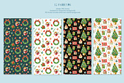 Christmas tigers. New Year cute set., an Animal Illustration by babenkoirusa (Thumbnail 9 of 17)