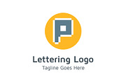 20 Logo Lettering P Template Bundle, a Branding & Logo Template by Acongraphic (Thumbnail 9 of 21)