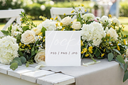 Square Card Mockup Garden Floral, a Product Mockup by TatiMockup (Thumbnail 1 of 5)