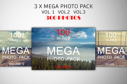 3 x MEGA PHOTO PACK