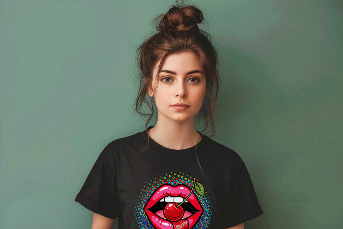 Lips Biting Cherry Clipart PNG., a Food Illustration by yod67 (Photo 8 of 8)