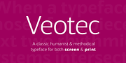 Veotec, a Sans Serif Font by Hashtag Type (Thumbnail 1 of 8)