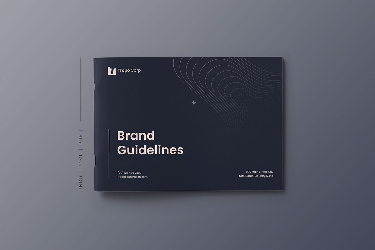 Minimalist Brand Guidelines - Tropo, a Brochure Template by fakhroo (Photo 1 of 11)