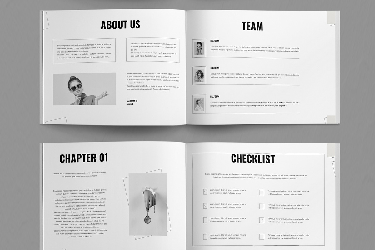 Course Workbook Template Landscape, a Stationery Template by ContestDesign (Photo 3 of 5)