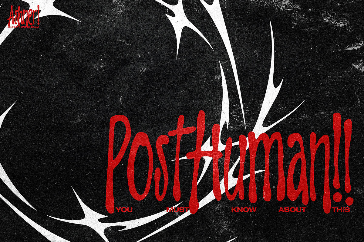 Ashner! - Display Font, a Handwritten Font by Hainz Studio (Photo 3 of 9)