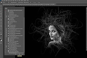 Pencil Scribble Art Photoshop Action, an Action Add-On by MRI STUDIO (Thumbnail 9 of 10)
