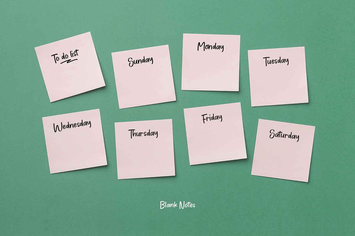 Blank Notes Handwritten Marker Font, a Font by Pixesia Studio (Photo 11 of 15)