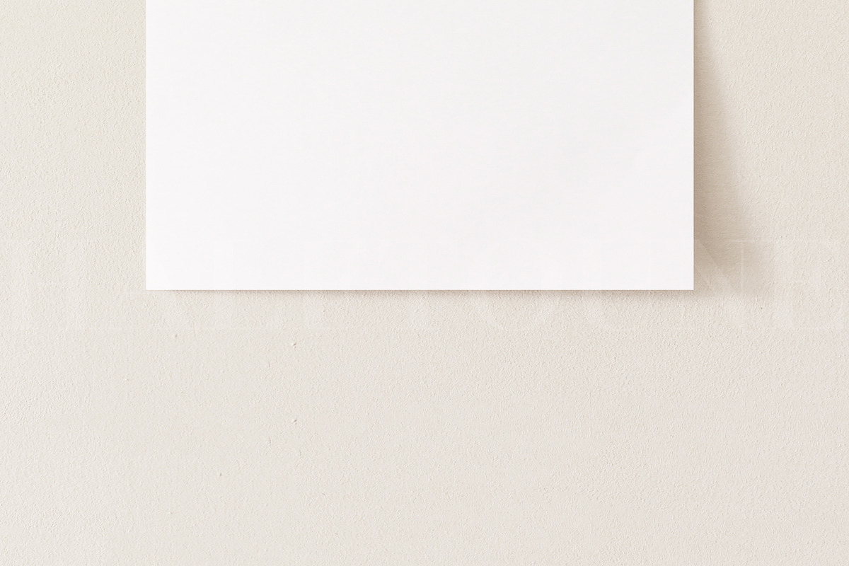 Mockup Landscape Art Print on Wall, a Graphic by HALFTOUNE (Photo 3 of 6)