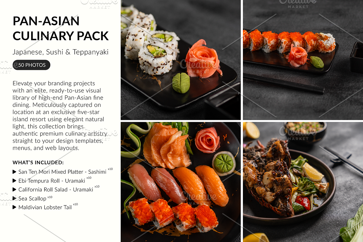 Pan-Asian Culinary Pack - 50 Photos, a Food & Drink Photo by Sameeu's (Photo 1 of 2)
