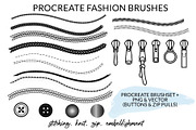 Procreate Fashion Brushes, a Decorative Illustration by Art by Lin (Thumbnail 1 of 4)