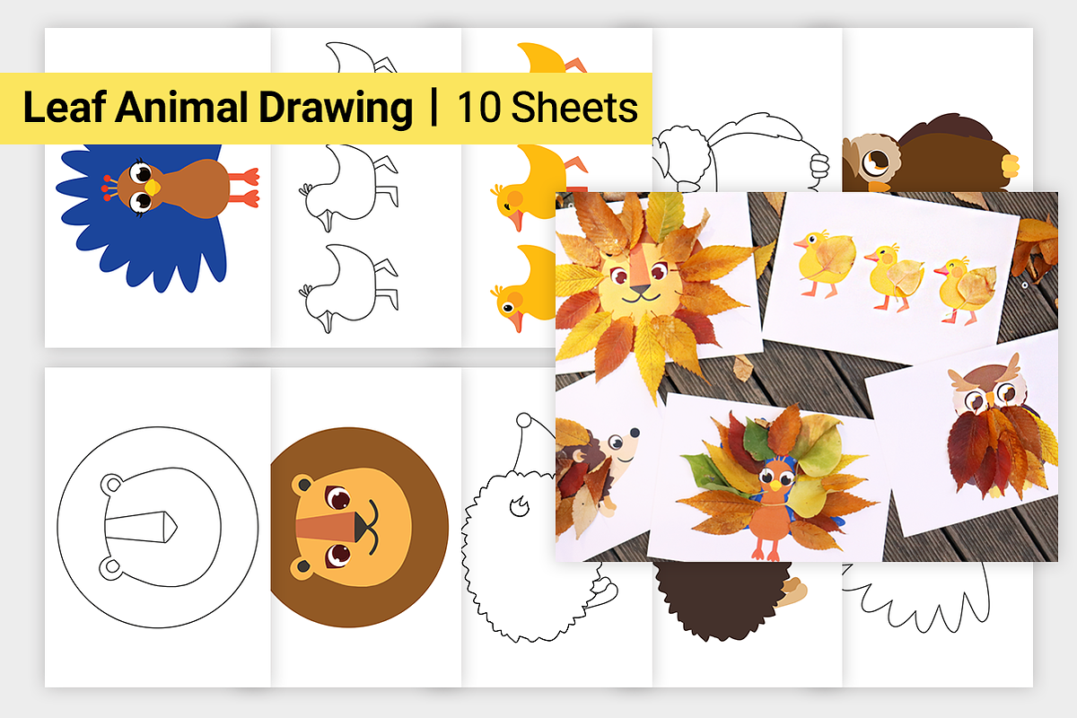 10 Fall Art Activities for Kids, an Education Illustration by DRAWINART (Photo 7 of 11)