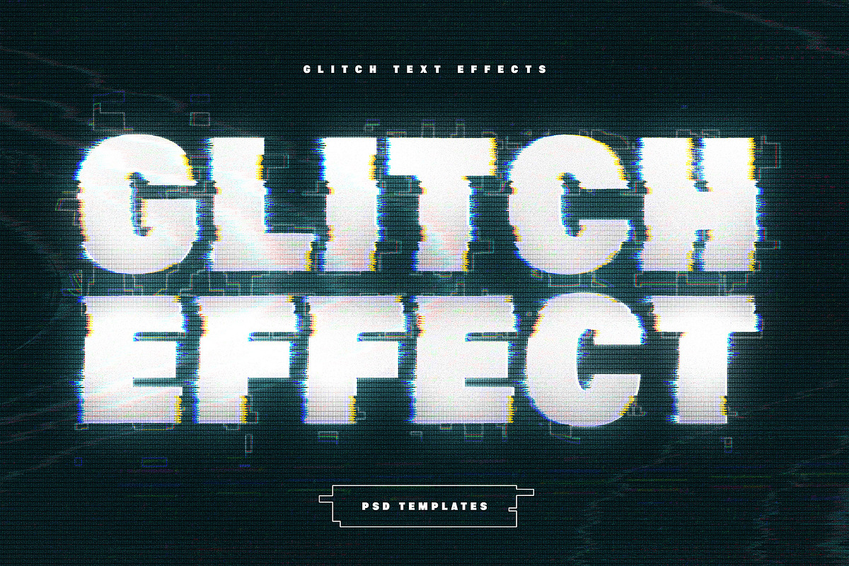 Digital Glitch Text Effect, a Layer Style Add-On by Andrew Skoch Design (Photo 4 of 9)