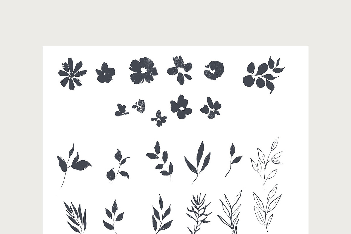Inked Florals, a Texture Illustration by 7th Avenue Designs (Photo 6 of 11)