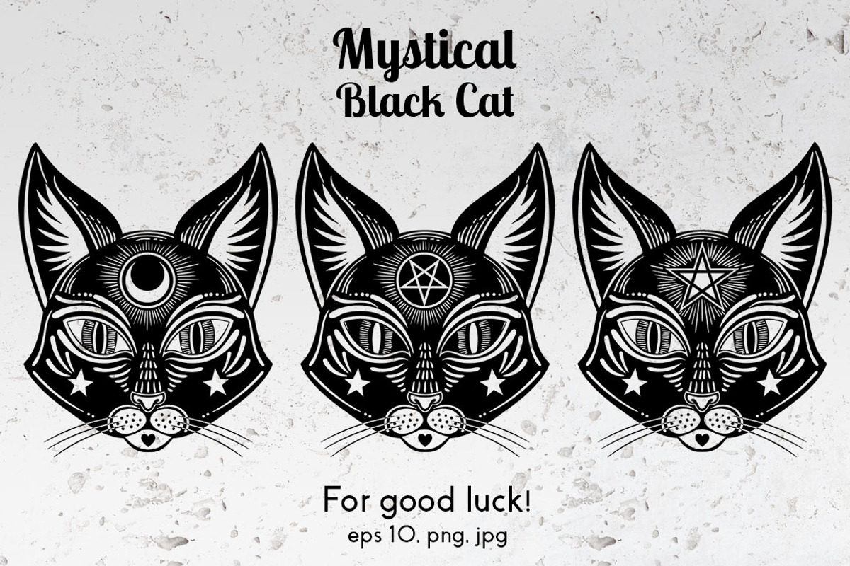 Mystical Black Cat, an Object Graphic by Anastasia (Photo 7 of 15)