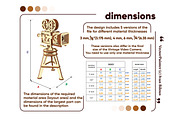 Retro Video Camera - Laser Cut File, an Object Graphic by VectorPainter (Thumbnail 14 of 16)