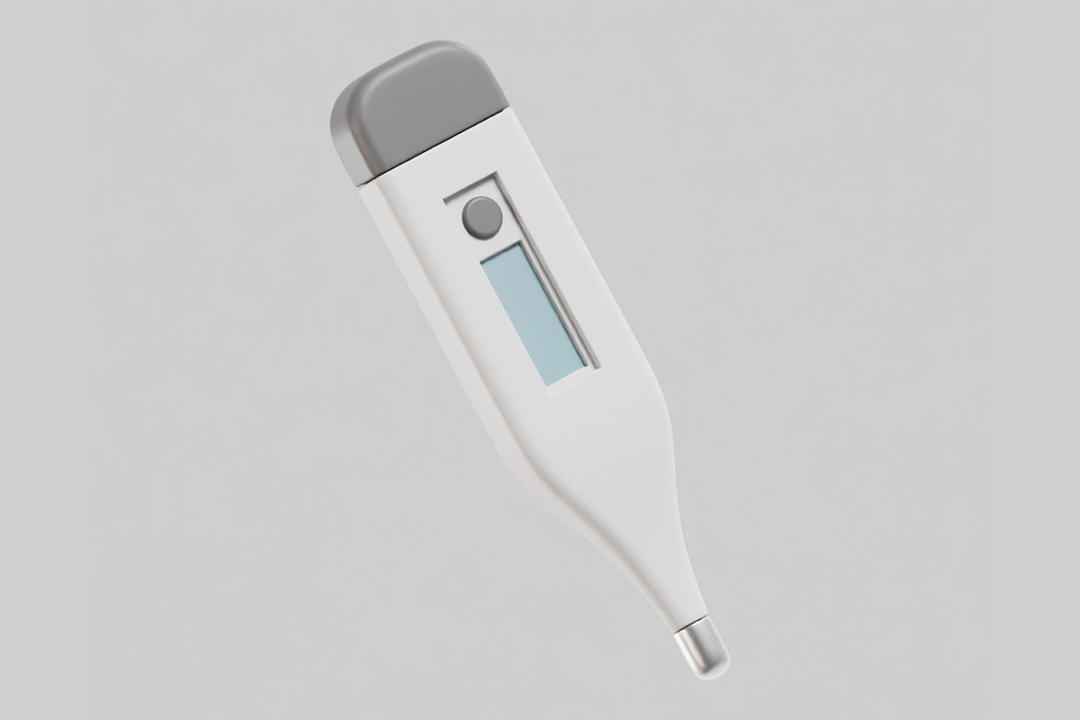 Digital Medical Thermometer, an Object 3D Model by fahad121 (Photo 1 of 8)