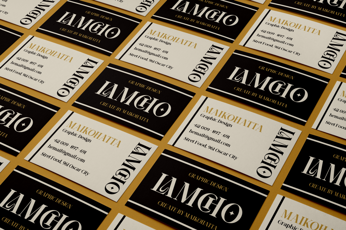 Lamcho - Serif Display Typeface, a Serif Font by MaikoHatta (Photo 8 of 8)