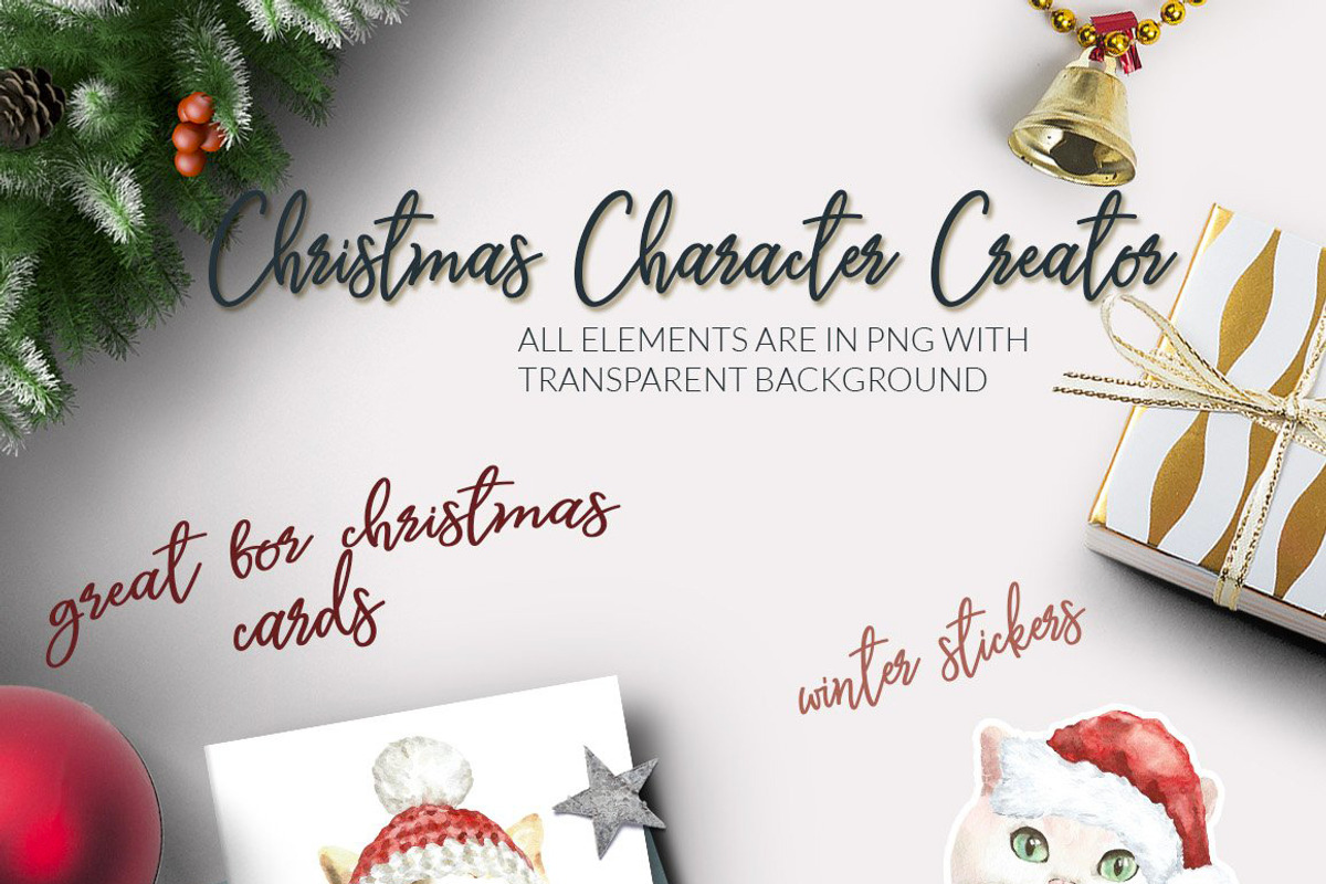Christmas Character Dogs & Cats, an Animal Illustration by Catherine Wheel (Photo 10 of 23)
