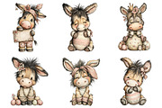Whimsical Easter Donkey Clipart, an Illustration by Design Market (Thumbnail 3 of 3)