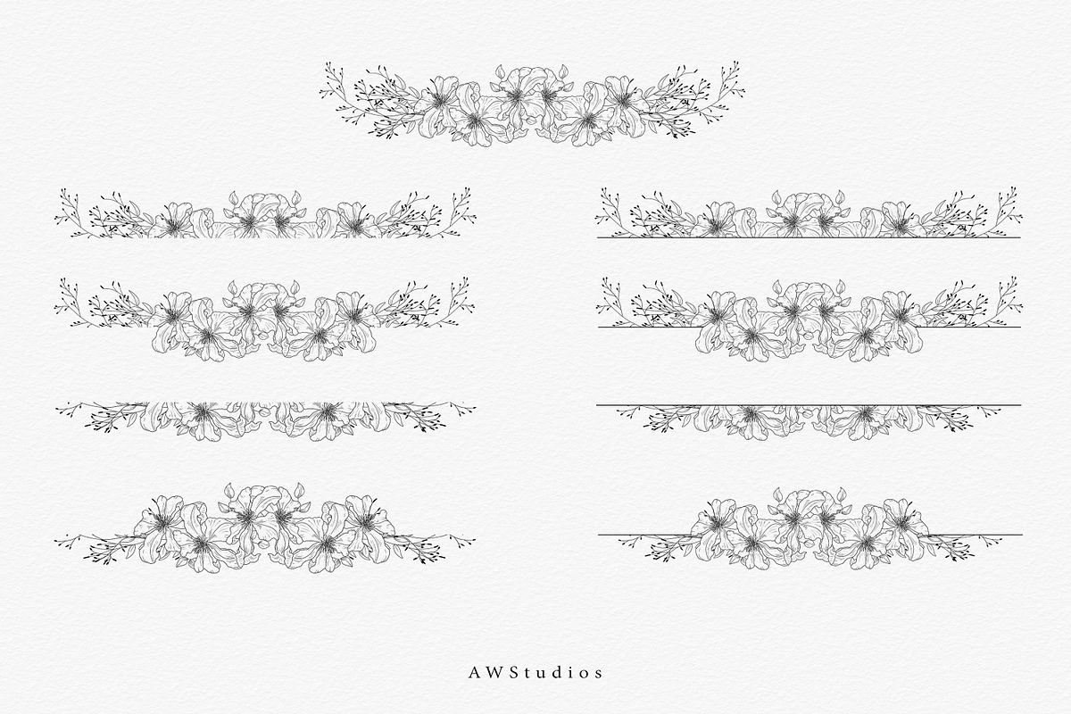 Wildflower Banner SVG, PNG, a Decorative Illustration by AW Studios (Photo 8 of 13)