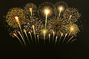 Golden fireworks burst, a Decorative Illustration by Yayasya (Thumbnail 3 of 3)