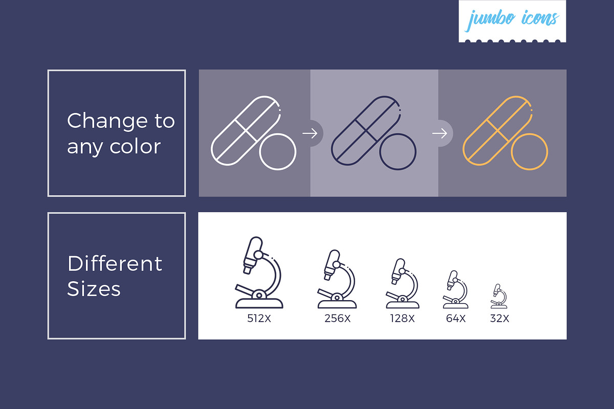 Medical-Health Line Icons V2, an Outline Icon by Jumbo Icons (Photo 3 of 5)