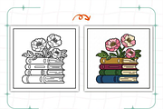 Floral Books Bold & Easy Book, a Decorative Illustration by Design Station (Thumbnail 5 of 9)