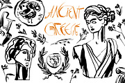 Ancient Greece clipart set, an Object Graphic by SweetRenieDesigns (Thumbnail 1 of 3)
