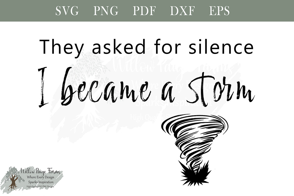 I became a storm witchy svg, an Object Illustration by Willow Paige Farms (Photo 1 of 8)