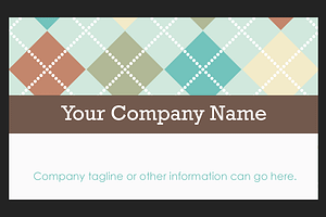 Sweater Print Business Card Template