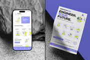 150 Tech and Engineering Icons, an Outline Icon by Creative Stall (Thumbnail 3 of 9)