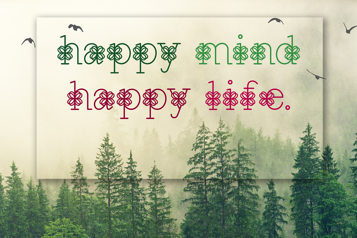 Pretty Flowers Font, a Script Font by Cutie_Kate_Studio (Photo 11 of 11)