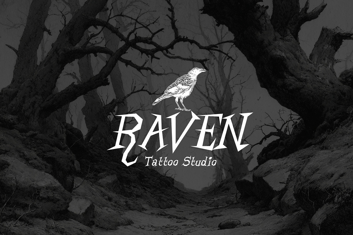 Ashpen - Sharp Halloween Serif, a Serif Font by HipFonts (Photo 2 of 8)