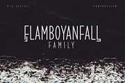 Flamboyanfall Family Font, a Script Font by yantodesign (Thumbnail 1 of 11)