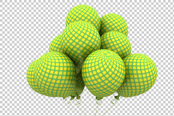 Pattern Balloon - 3D Render PNG preview 2