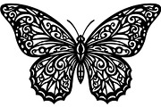 Elegant Butterfly Silhouette, an Object Graphic by Designer_Momina (Thumbnail 11 of 20)
