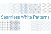 Clean Seamless White Patterns, a Pattern Graphic by Creative Graphics (Thumbnail 2 of 5)