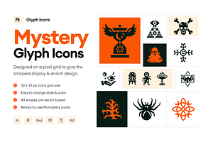 Glyph Mystery Icons, a Solid Icon by Prosymbols