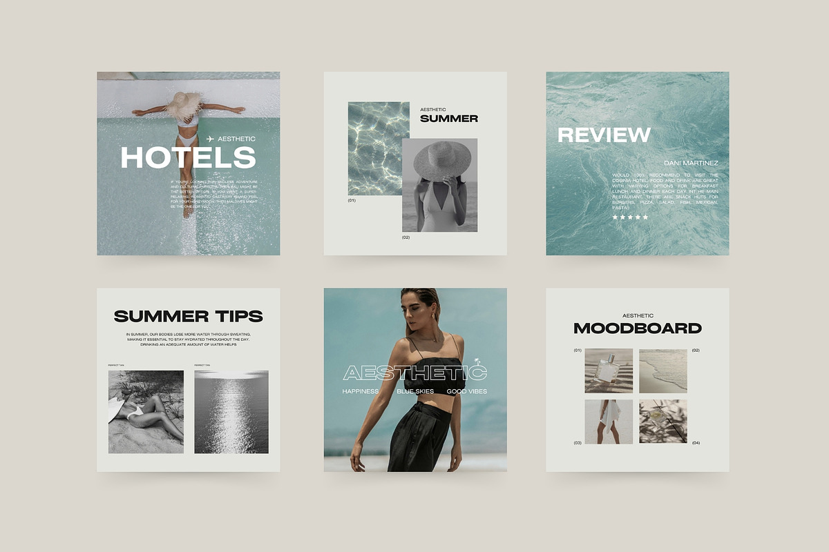 500 Instagram Aesthetic Bundle III, a Social Media Template by Instprofi | Studio Estimo (Photo 22 of 45)