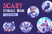 Scary Stories Book Illustrations, a Person Illustration by Brickclay (Thumbnail 1 of 11)