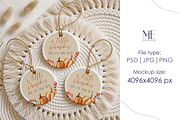 Round Ceramic Ornament Mockup Set, a Merchandise Mockup by Mie Mockup Studio (Thumbnail 7 of 7)