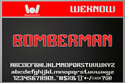 Bomberman font, a Font by weknow (Thumbnail 1 of 9)
