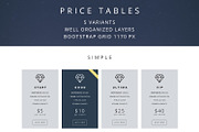 Simple Pricing Tables, a Templates & Theme by TarasKot (Thumbnail 1 of 2)