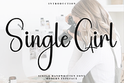Single Girl, a Handwritten Font by FreshTypeINK (Thumbnail 1 of 8)