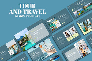 Tour and Travel Powerpoint, a Presentation Template by yanindesign