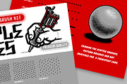 Stipple Lines brushes - Illustrator, a Brush Add-On by MightySHORT (Thumbnail 4 of 5)