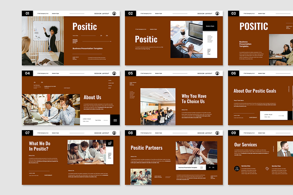 Positic Presentation Template, a Presentation Template by Analogous Temp (Photo 2 of 5)