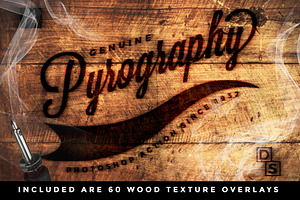 The Pyrography Photoshop Action